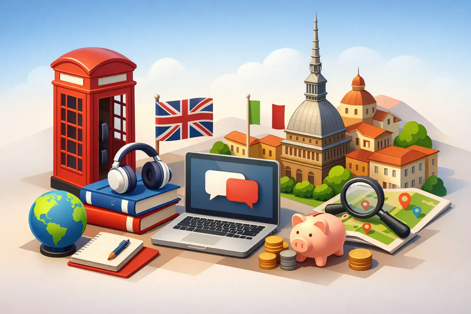 Corsi di inglese a Torino: costi e scelte