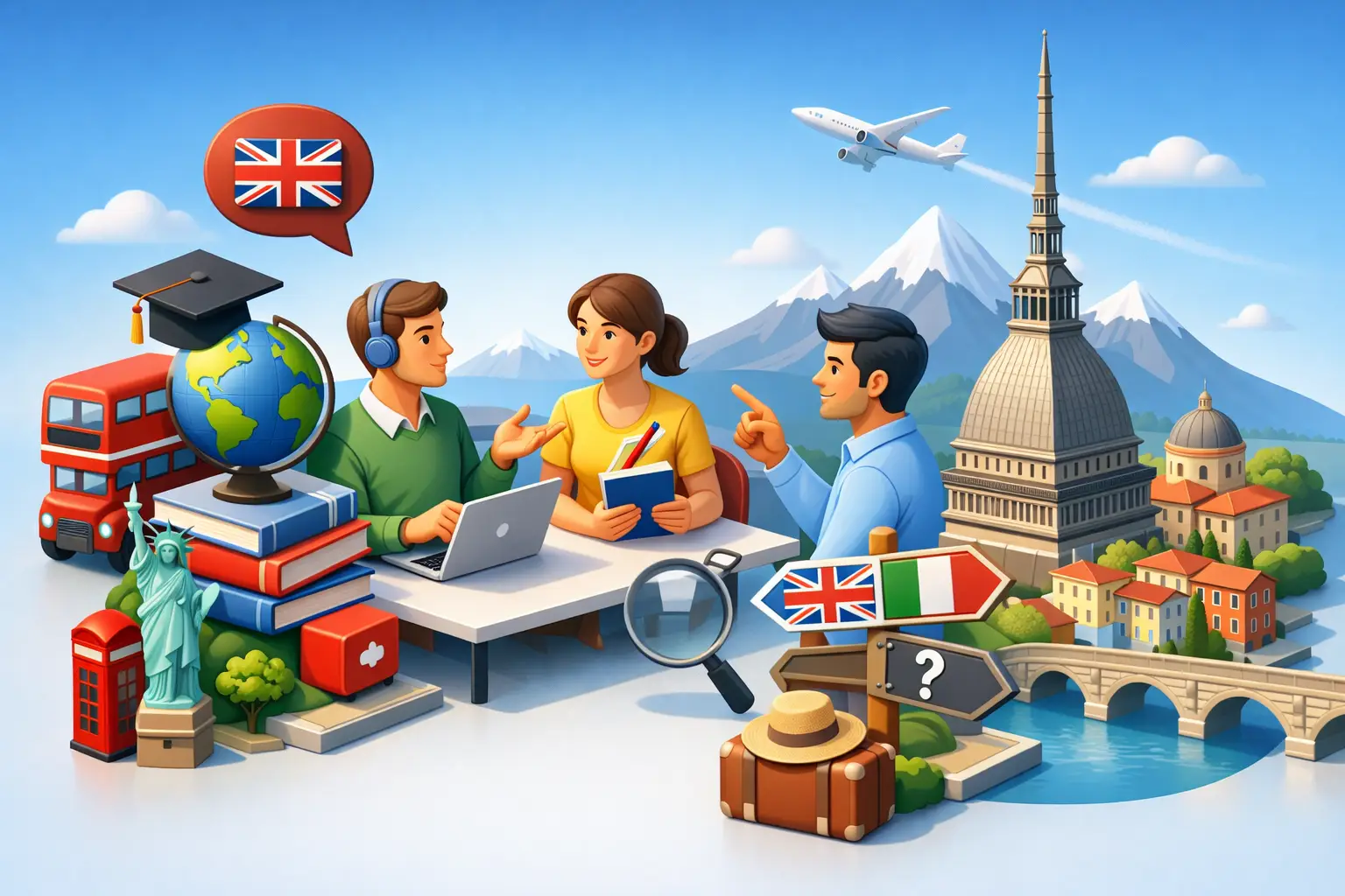 Corsi di inglese per adulti a Torino: come scegliere