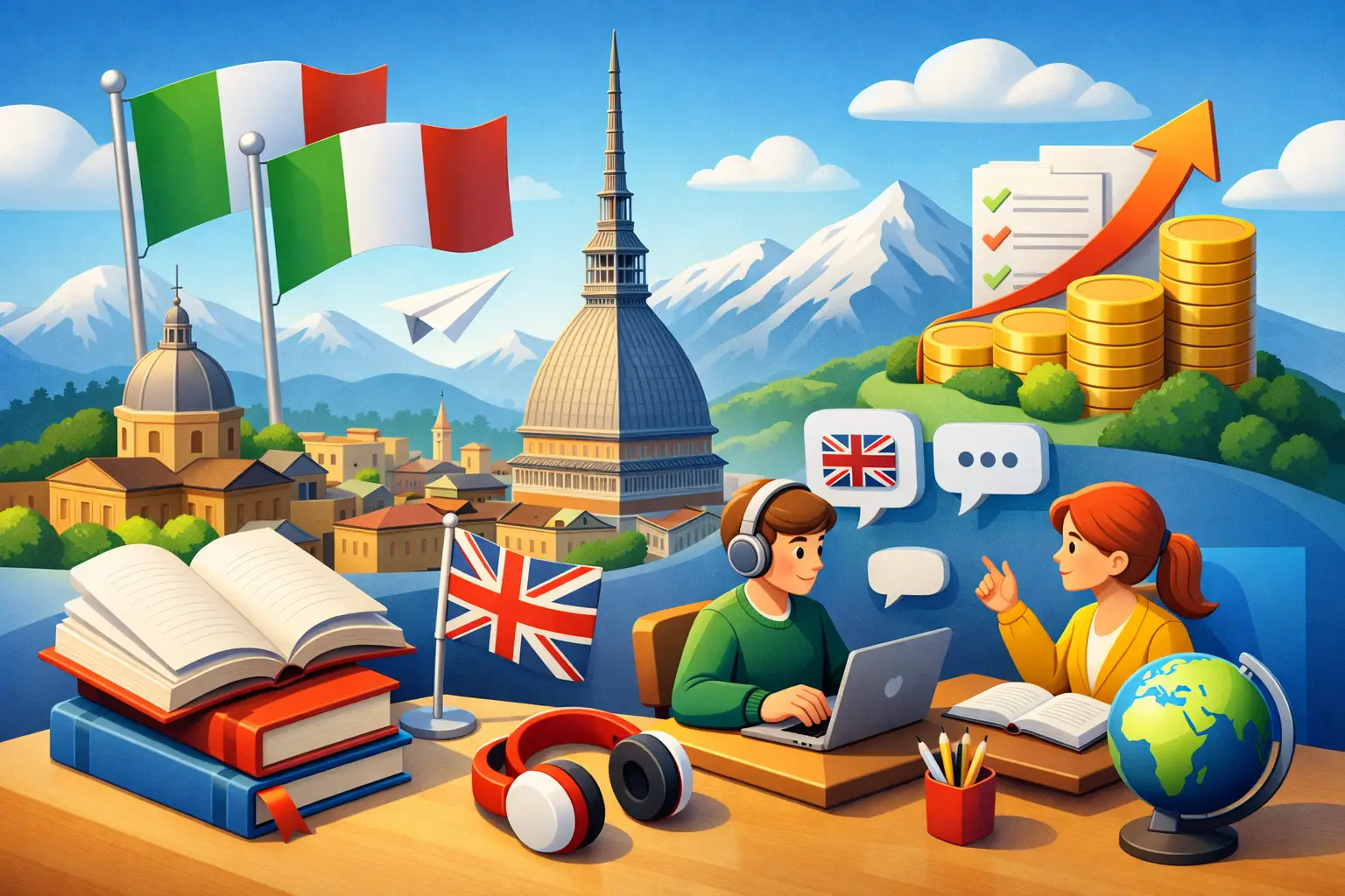 Corsi di inglese Torino finanziati dalla Regione 2026