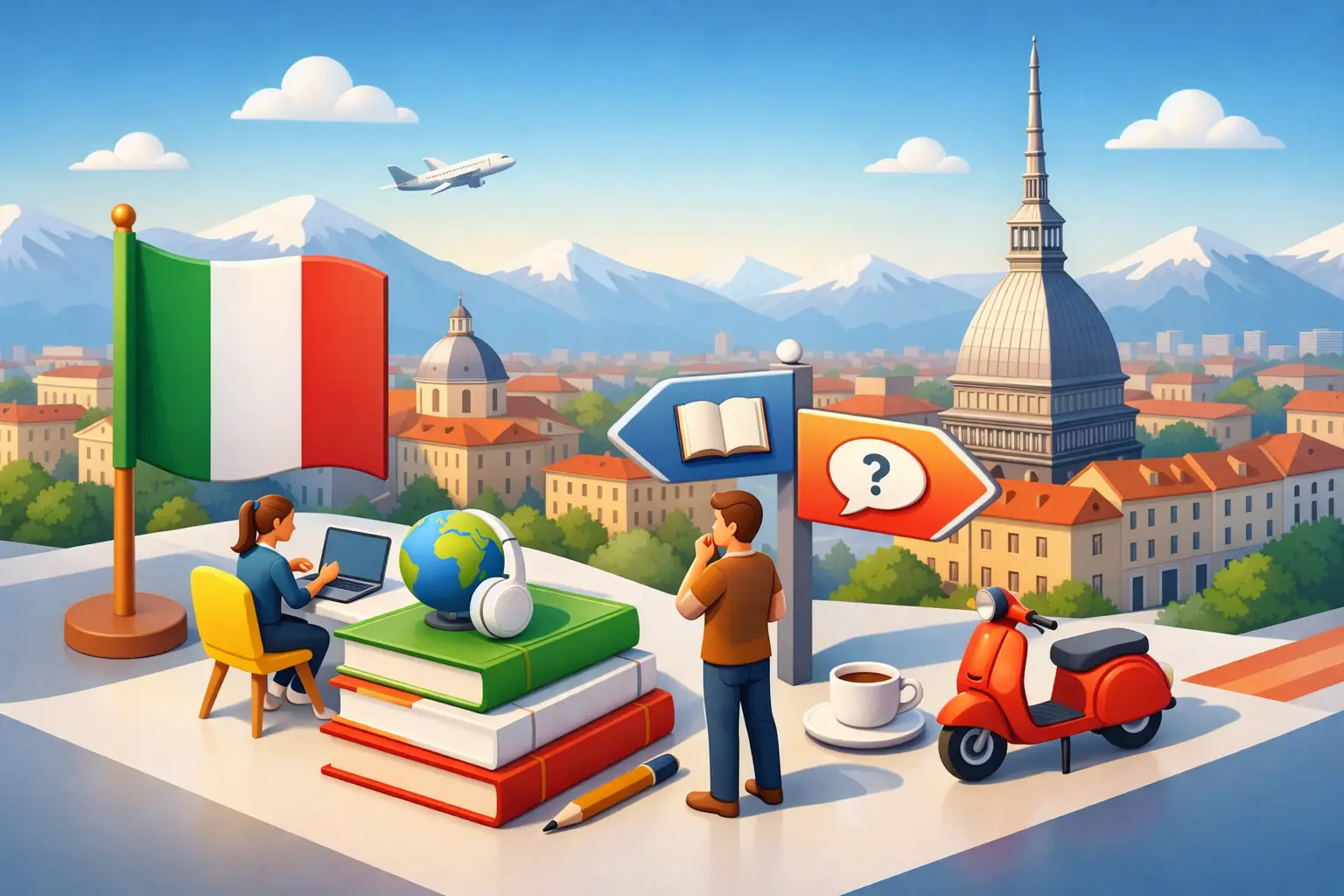 Italiano per stranieri Torino: come scegliere